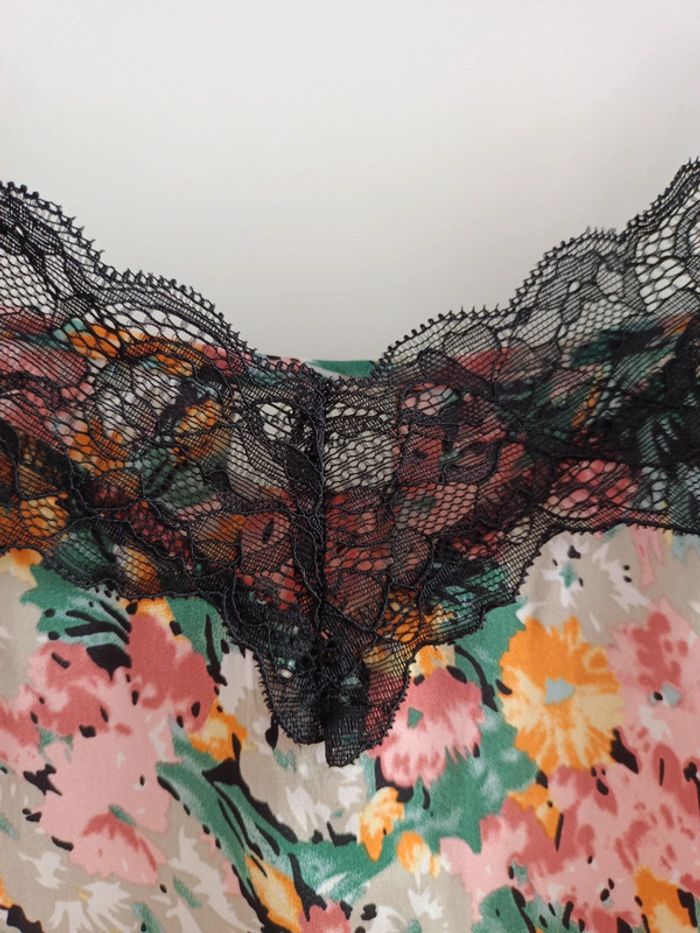 Débardeur jacqueline de yong 36 fleurs dentelle - photo numéro 3