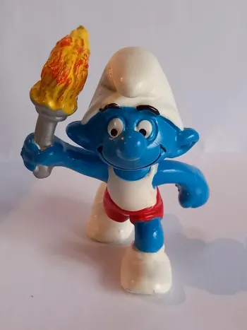 20030: Coureur Olympique Schtroumpf