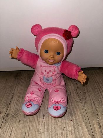 Poupée mon bébé coucou cache rose vtech tbe