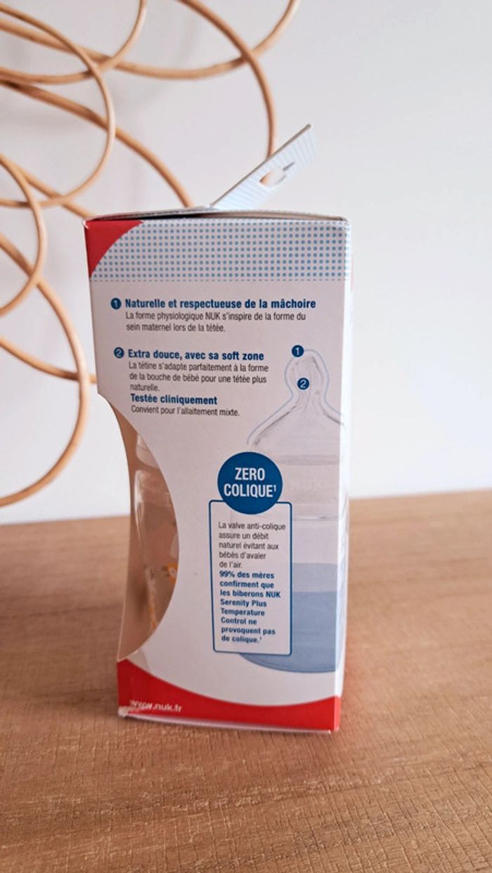 biberon nuk 0/6mois👶 - photo numéro 2