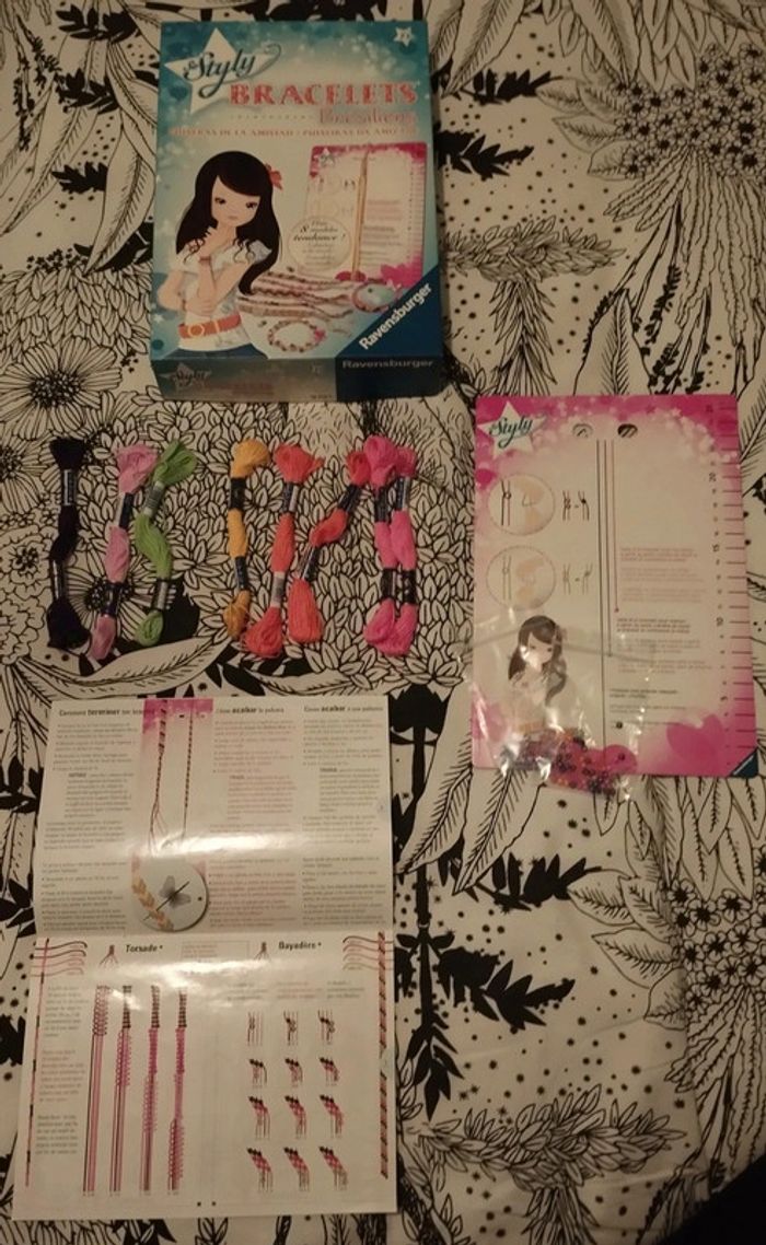 Kit pour réaliser des bracelets brésiliens