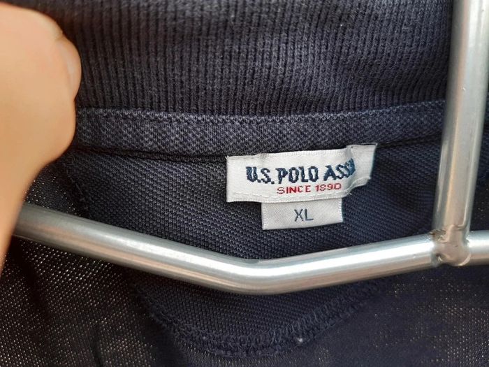 Polo bleu marine homme XL - US Polo - Très bon état - photo numéro 3