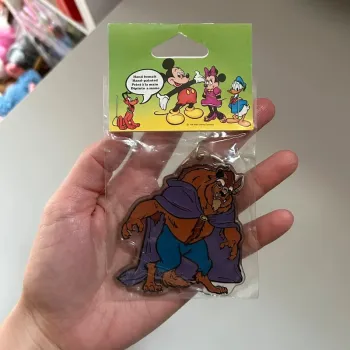 Porte-clés disney la belle et la bête vintage