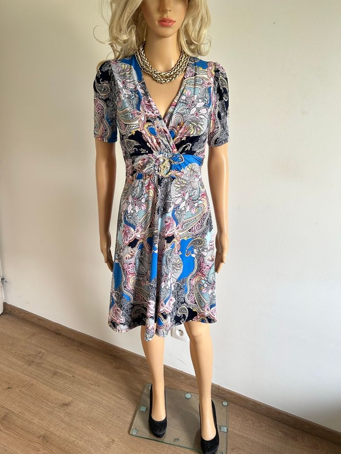 Robe imprimée neuve à manches courtes Morgan taille 34 (valeur 60€) - photo numéro 3
