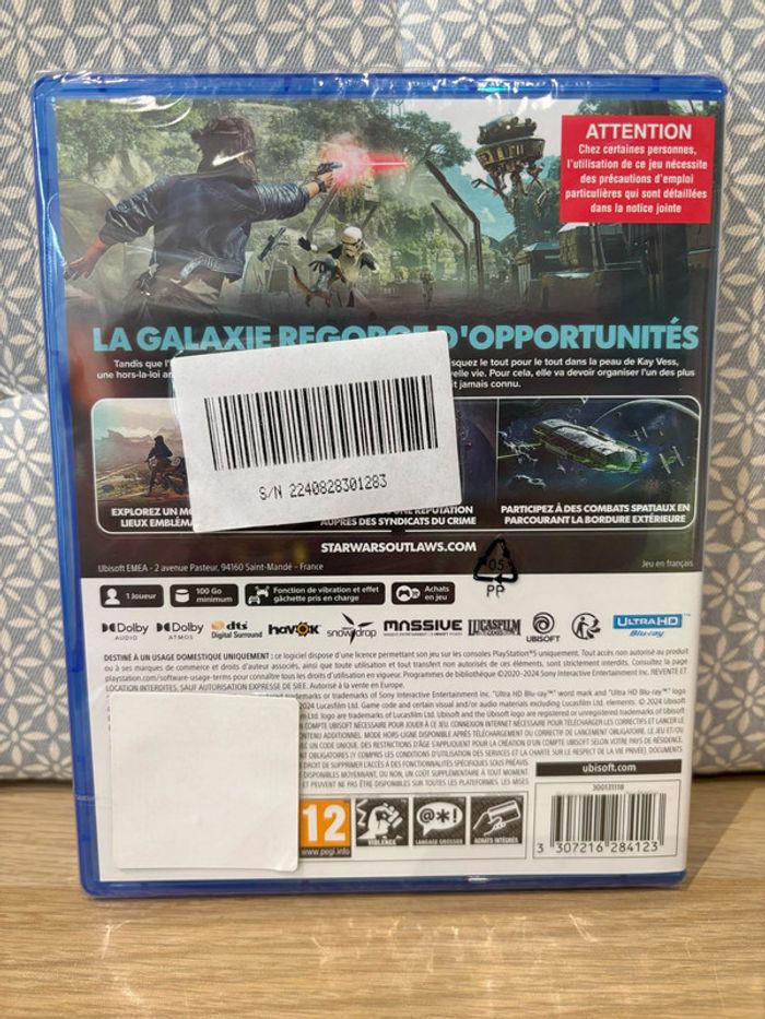 Jeu Vidéo "Star Wars Outlaws" PS5 Neuf / Scellé - photo numéro 2