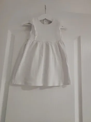 Robe blanche 18 mois