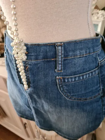 Mini jupe en jeans Etam Taille 40