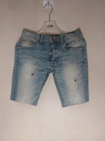 Short en jeans bleu clair skinny " alcott&co "