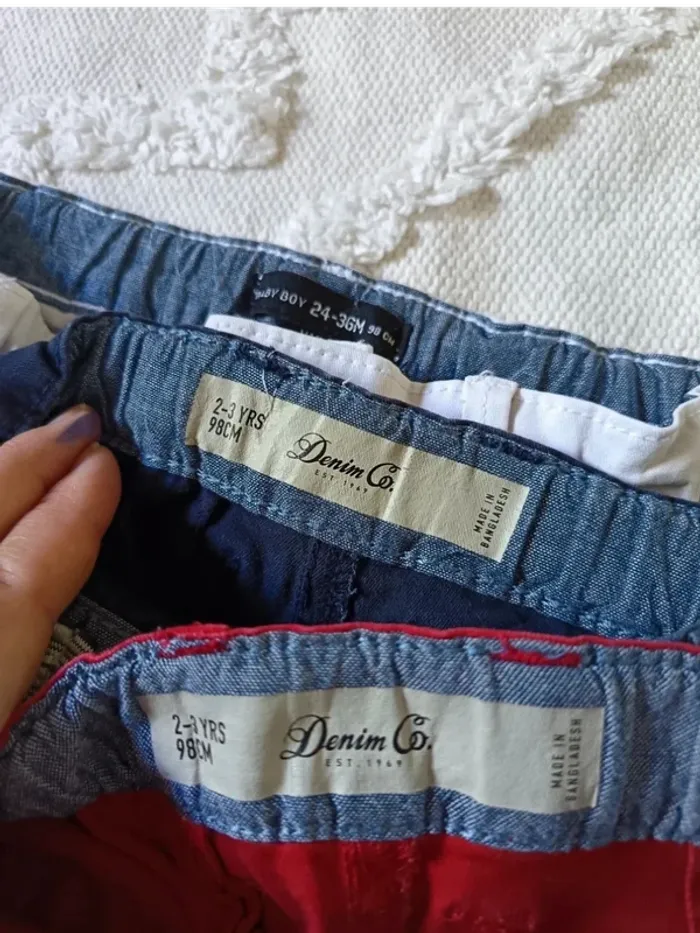 Lot 3 shorts bermudas 98cm - photo numéro 4
