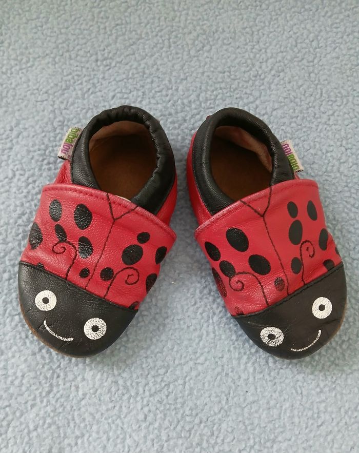 Chaussons cuir 6/12 mois