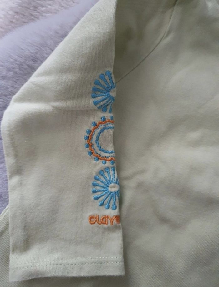 T.shirt manches longues vert clair Clayeux 2 ans - photo numéro 3