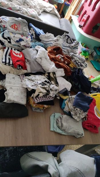 Lot 145 vêtements garçon 1-9 mois