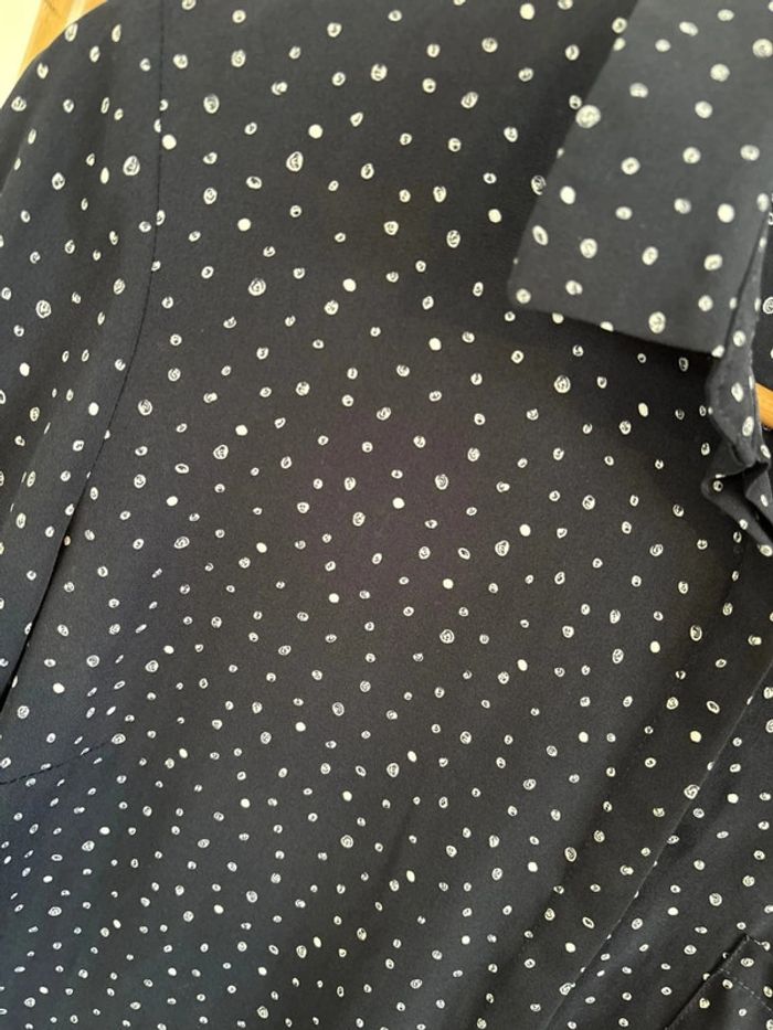 Chemise bleue marine à motifs - Kiabi taille M - photo numéro 8
