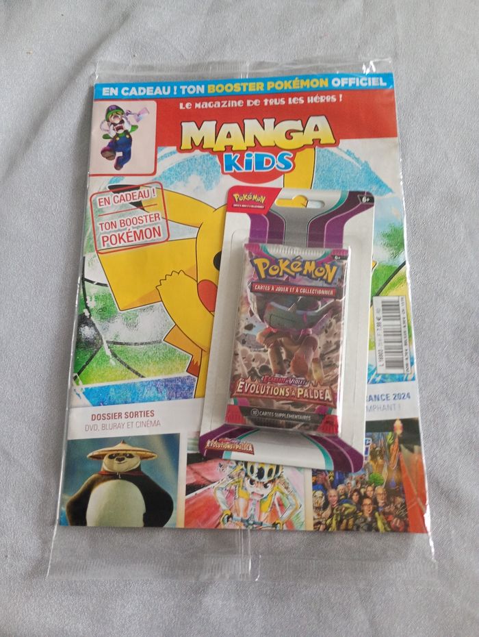 Booster sous blister Pokémon Évolutions à Paldéa dans un magazine scellé Fr - photo numéro 2