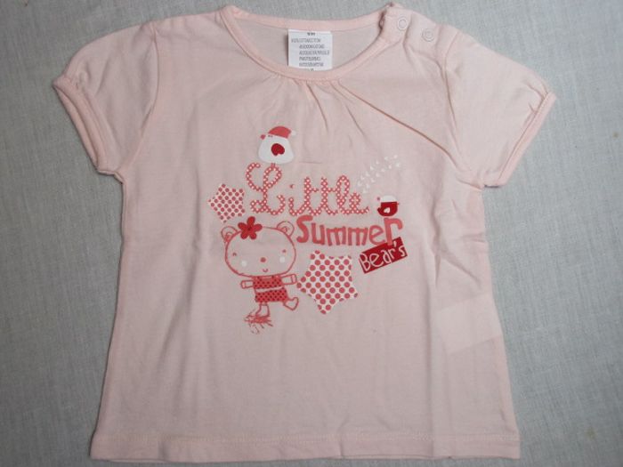 T-shirt rose, 6 mois - photo numéro 2