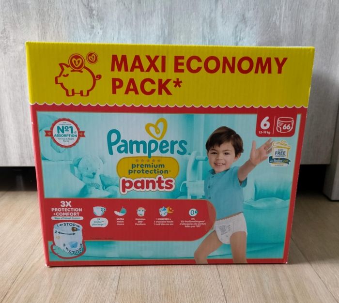 Couches pampers premium pants taille 6