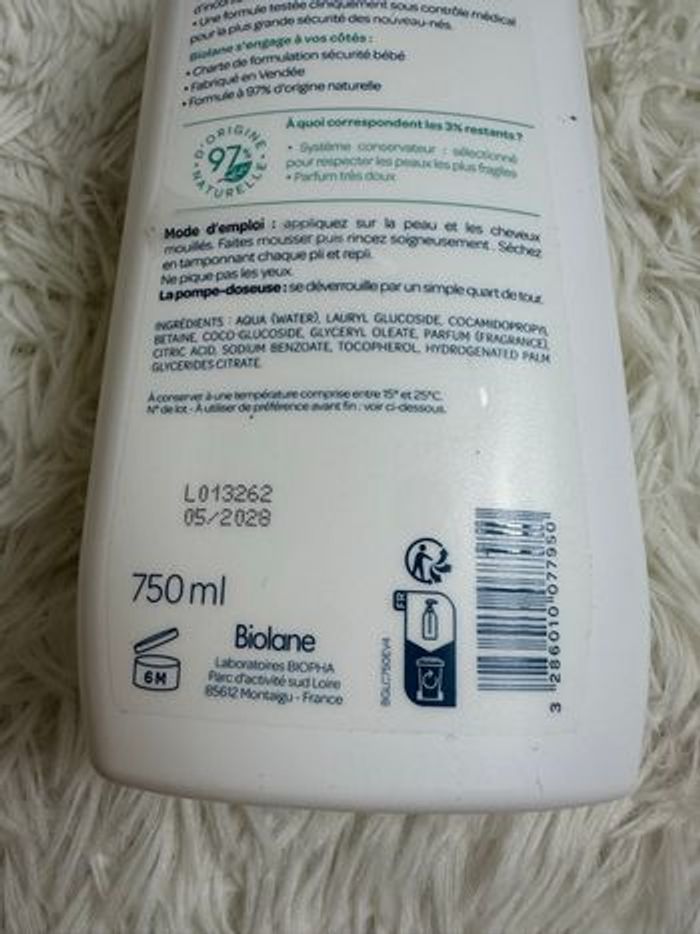 Gel lavant biolane - photo numéro 3