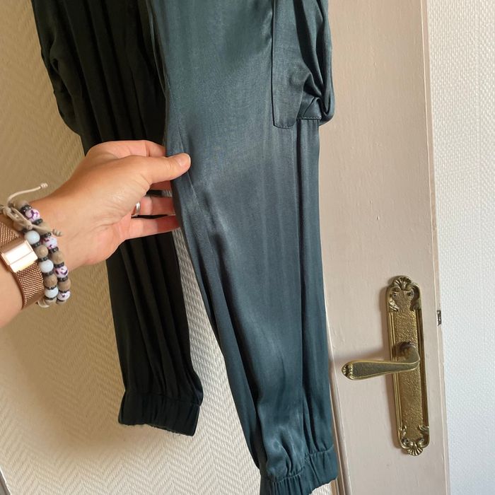Pantalon à poches en satin - photo numéro 3