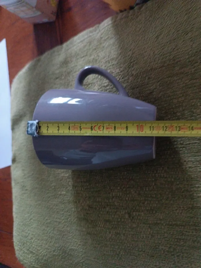 Mug taupe 11 cm - photo numéro 5