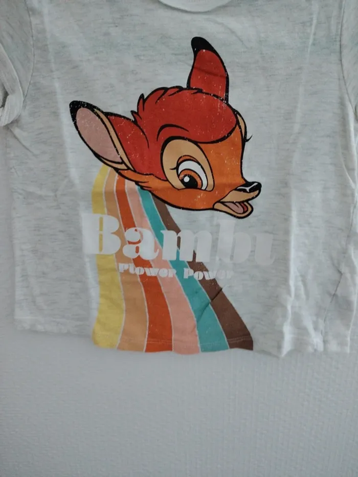 T-shirt Bambi Disney taille 4 5 ans neuf - photo numéro 2