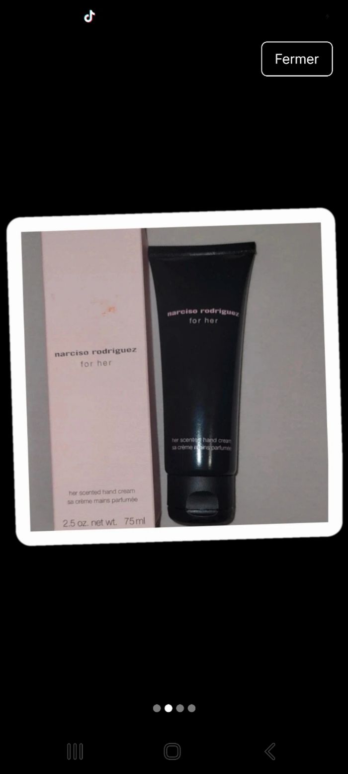 Creme pour les mains parfumée narciso Rodriguez. - photo numéro 2