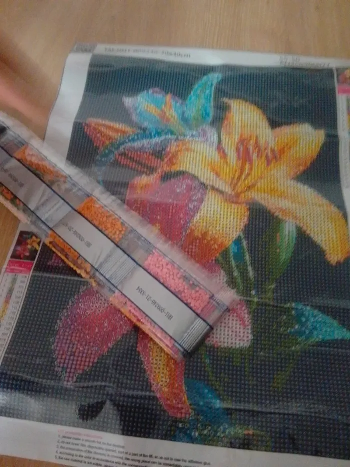 Diamond painting fleures - photo numéro 2