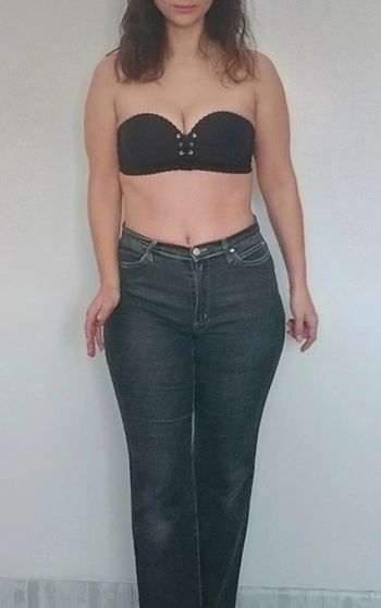 Jean foncé droit Julie Guérande taille 40