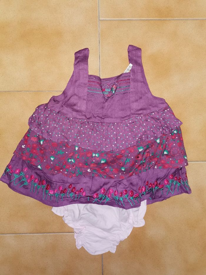 Ensemble robe +culotte 6mois