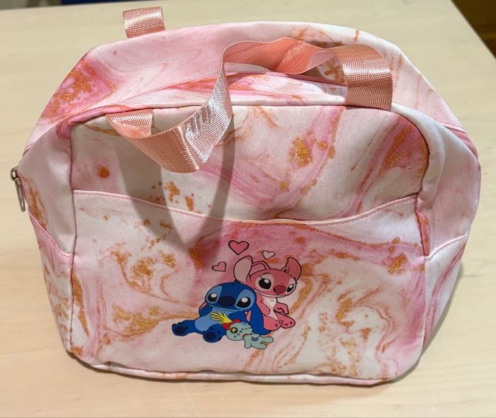 Ensemble sac à dos grande capacité 3 pièces Stitch sac à dos, sac à collations et plumier assortis NEUF - photo numéro 4