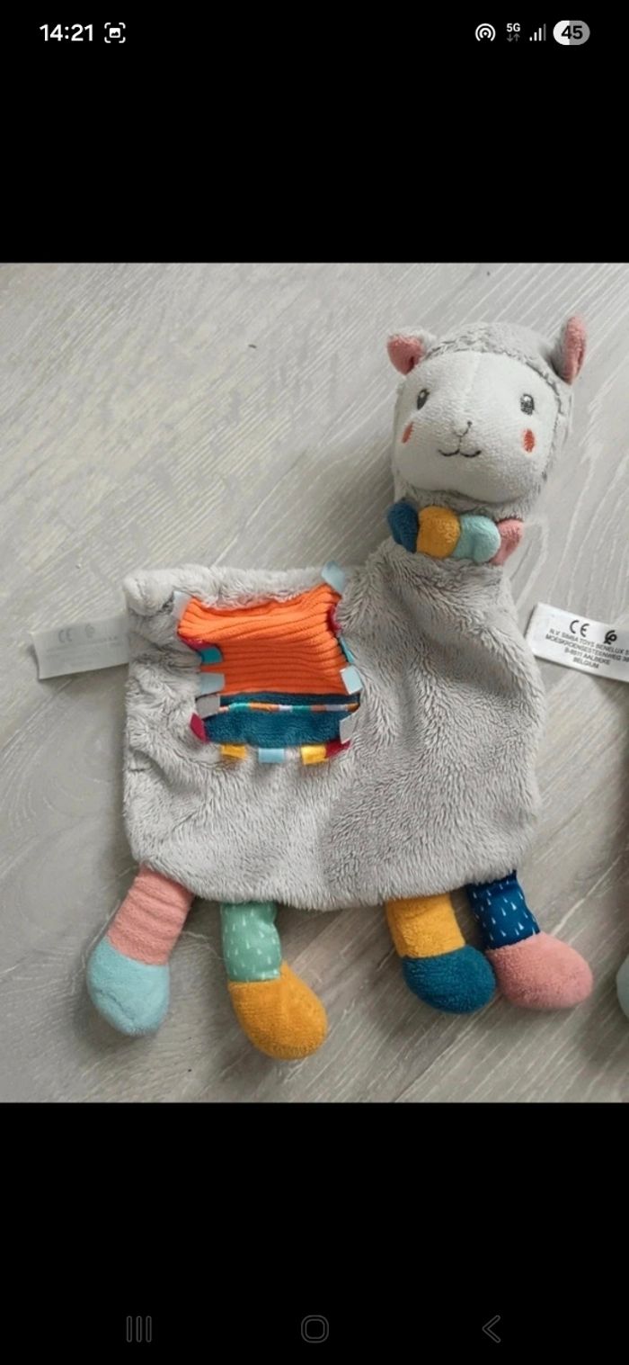 Doudou lama kiabi lot de 2 - photo numéro 3