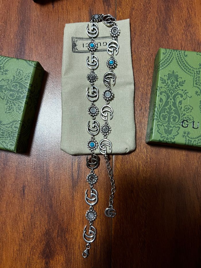 Collier miniature Gucci en argent sterling 🌸 - photo numéro 5