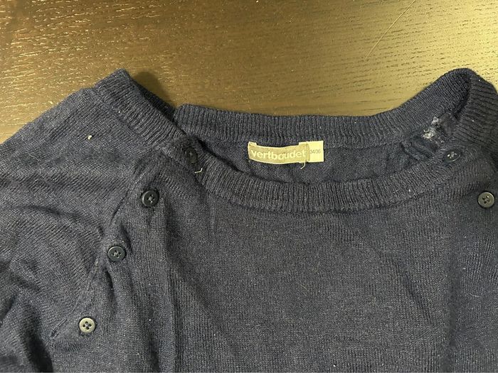 Pull grossesse et allaitement Vertbaudet XS - photo numéro 3