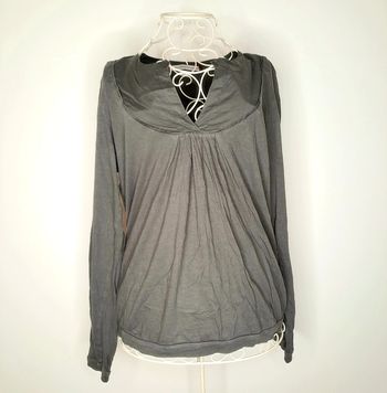 Blouse grise comptoir des cotonniers