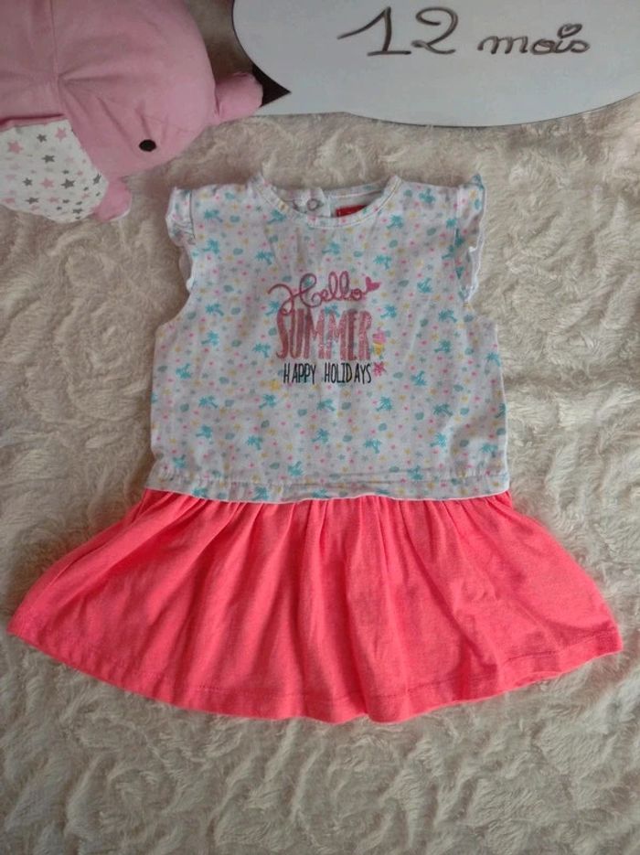 Robe été Fille 12 mois Hello Summer Holidays Tissaia - photo numéro 2