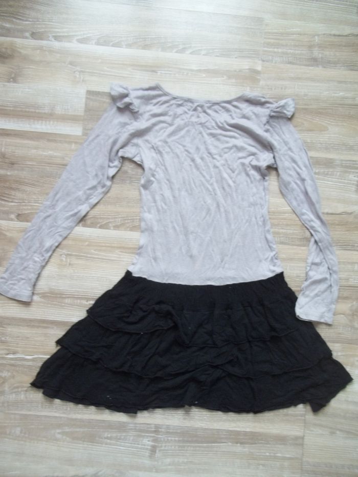 Robe viscose bijou noir et grise Punkidz 10 ans - photo numéro 5