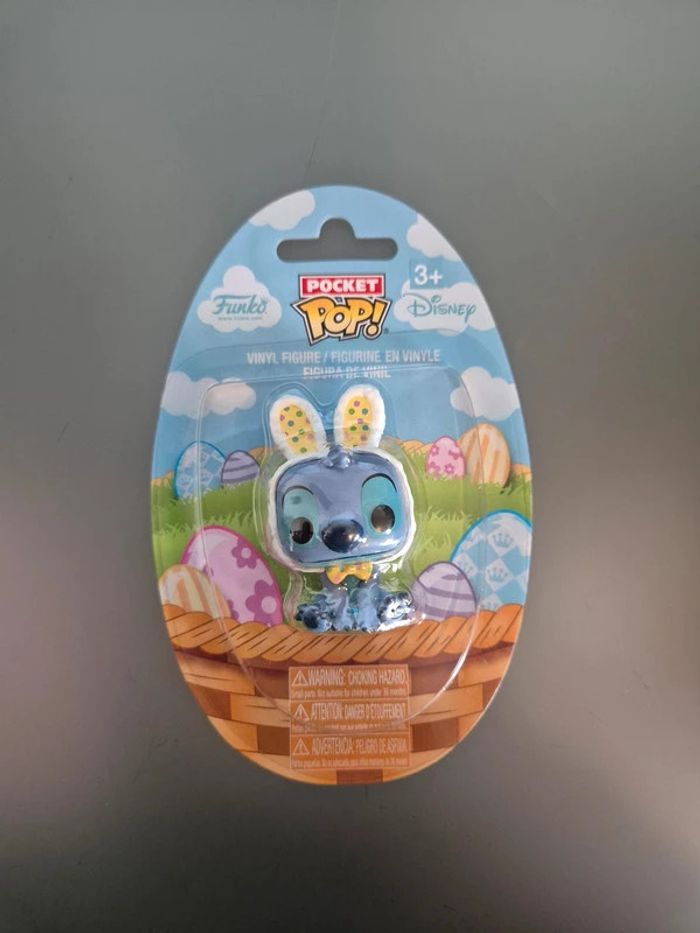 Figurine Funko Pocket Pop Stitch Paques - photo numéro 1