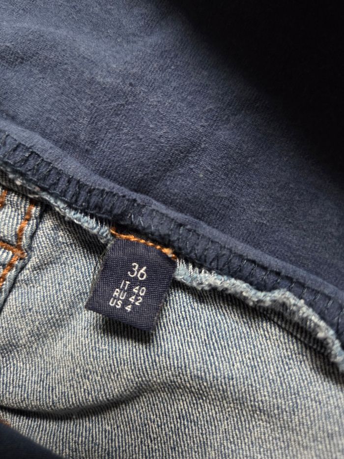Lot 1 legging 1 jean de grossesse kiabi 34/36 mit 1f noir  bleu - photo numéro 8