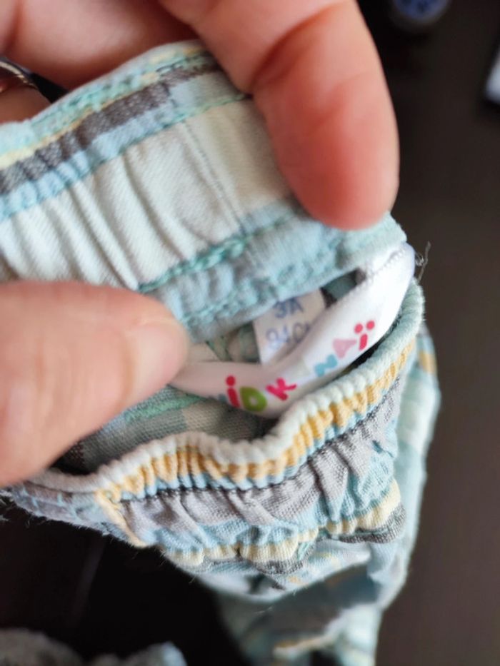 Lot de 2 shorts 3 ans garçon - photo numéro 7