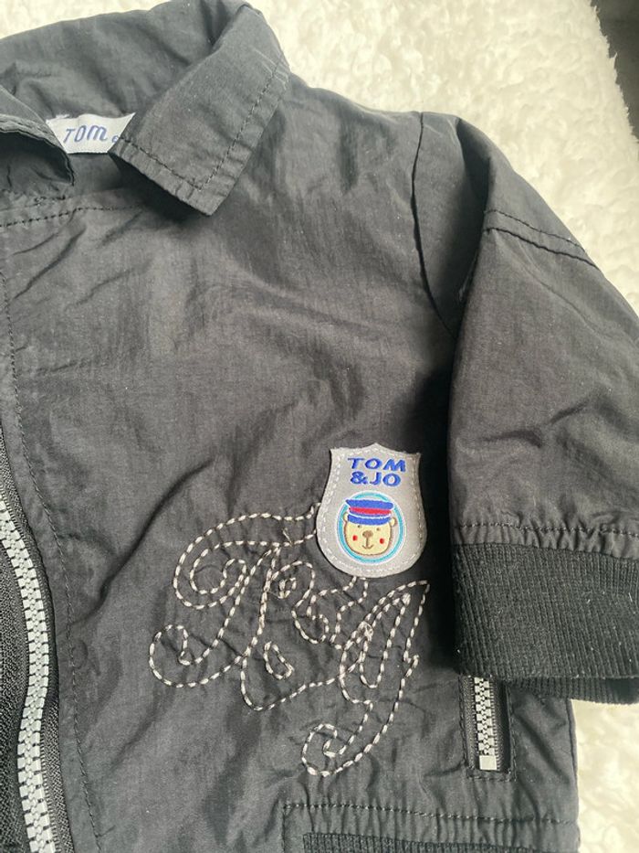 Veste noir garçon tom&kiddy 6 mois - photo numéro 2