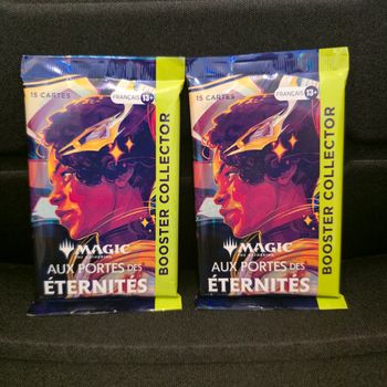 Lot de 2 Boosters Collector Aux Portes Des Éternités Magic the Gathering
