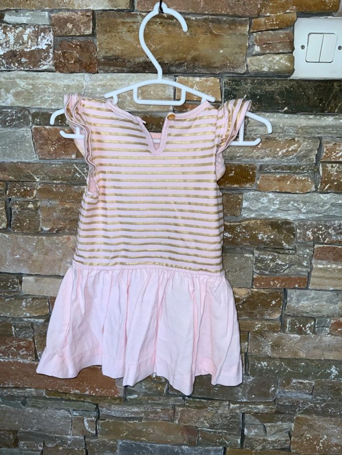 Robe rose et doré - photo numéro 2