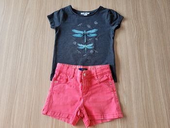 Short + tee shirt okaidi 4 ans