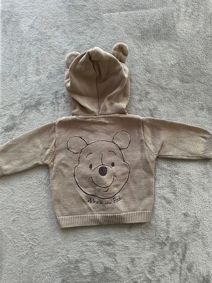 Gilet zippé à capuche en maille - 9 mois - Disney - photo numéro 5