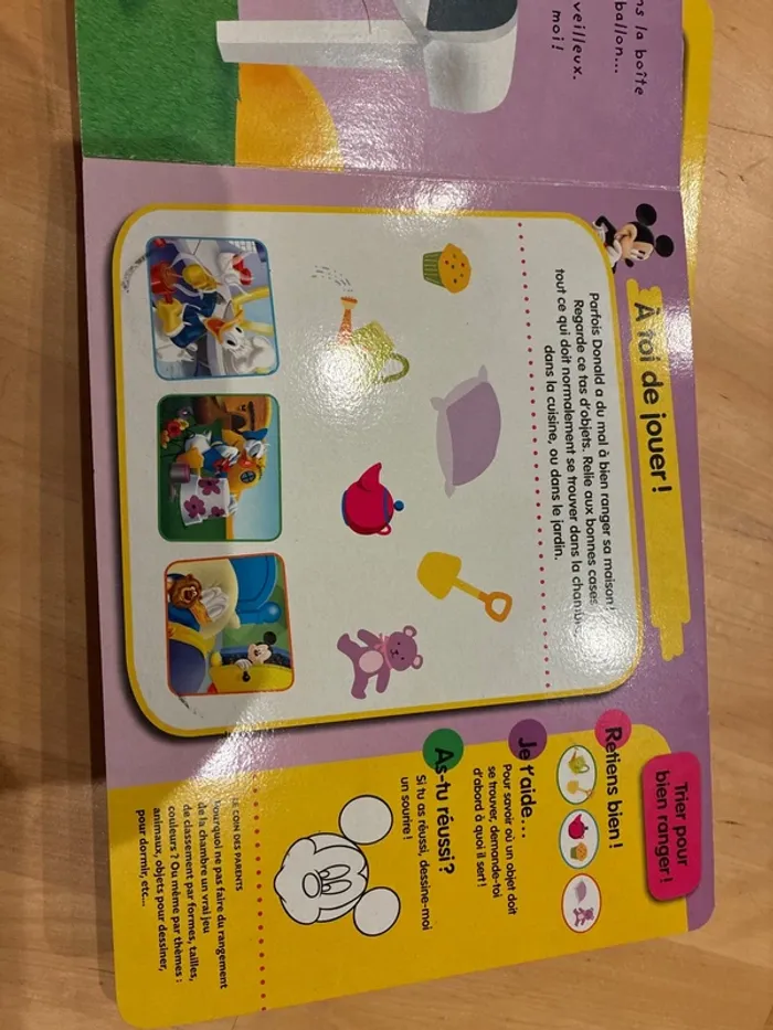 Lot de 2 livres ardoises Disney maternelle la maison de Mickey - photo numéro 7