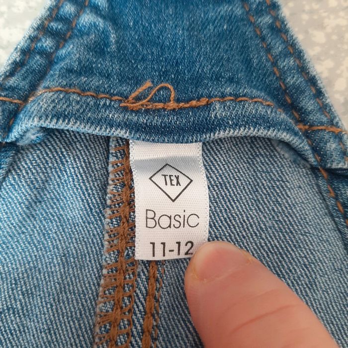 Robe salopette en jean 11-12ans (152cm) - photo numéro 3