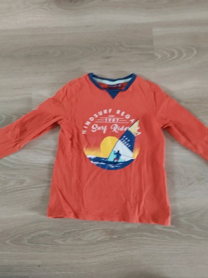 T shirt manches longues surf rider