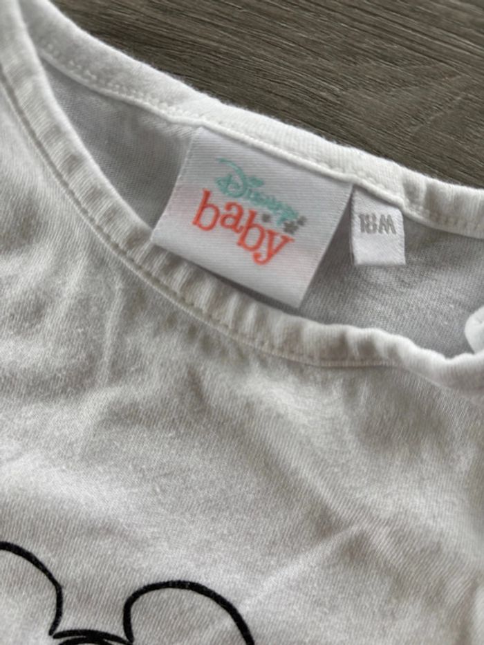 T-shirt manches longues Mickey 18 mois - photo numéro 3