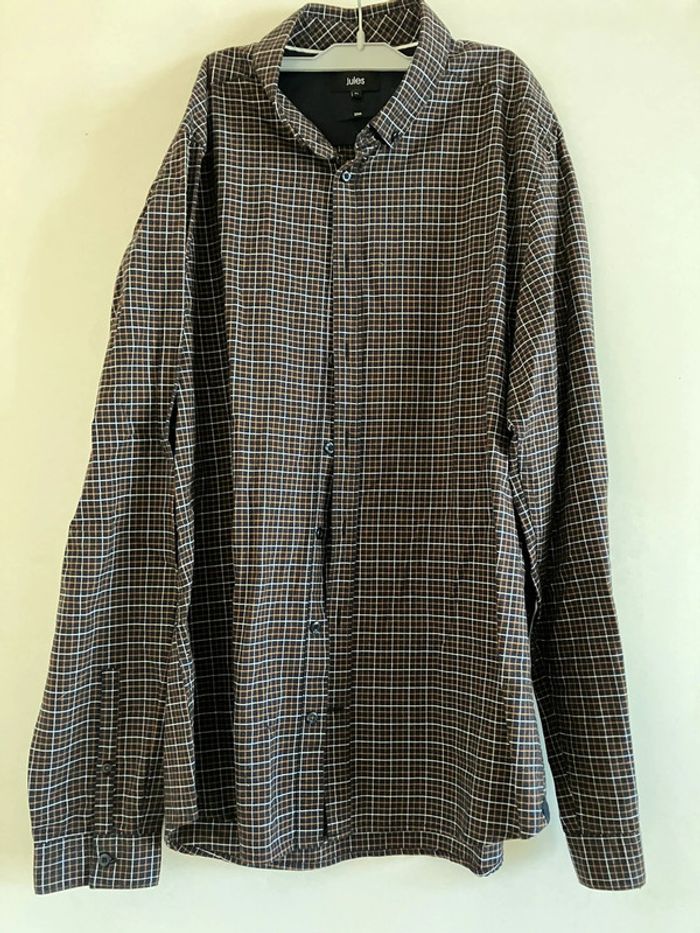Chemise à carreaux homme