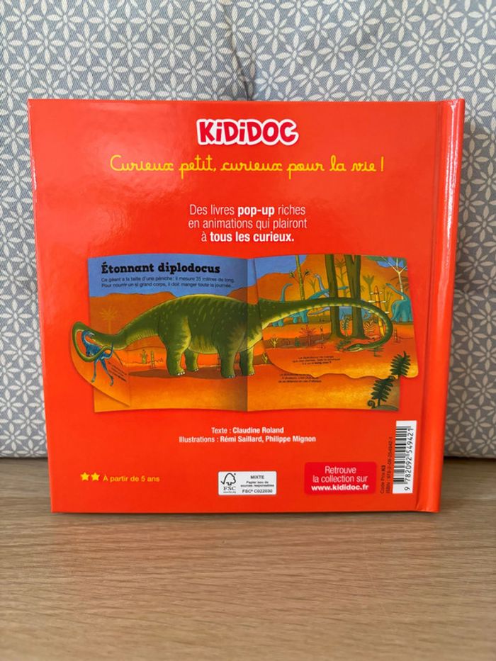 Livre Animé "Kididoc" Les Dinosaures n°10 - photo numéro 2