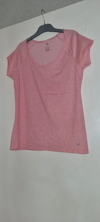 T-shirt manches courtes rose taille 40 / L Décathlon